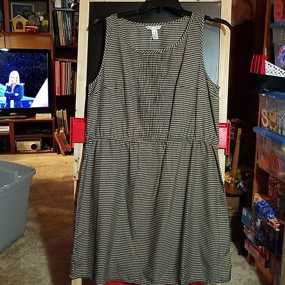 MNG by Mango XXL Brown Polka Dot Dress - Picture 1 of 4